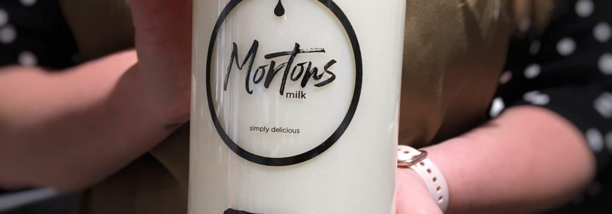 Morton's milk bottle
