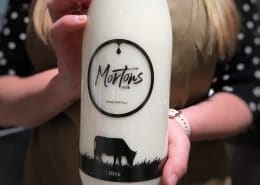 Morton's milk bottle